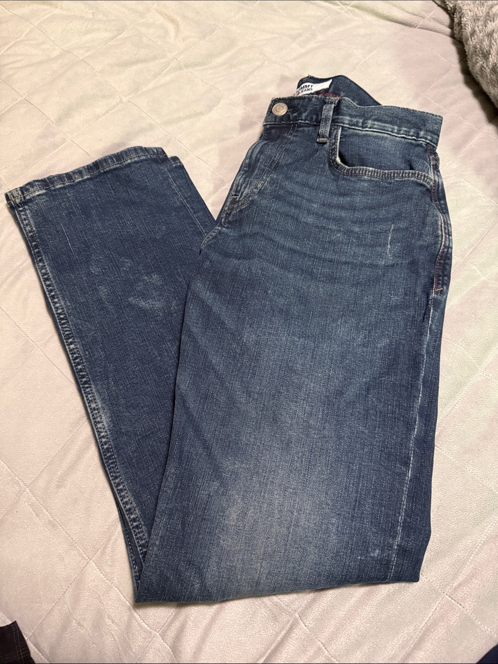 Tommy Hilfiger Men's Straight Leg Blue Jeans